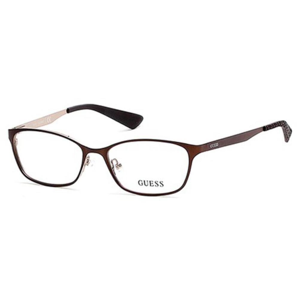 NWT GUESS 2563 52049 Brown Eyeglasses